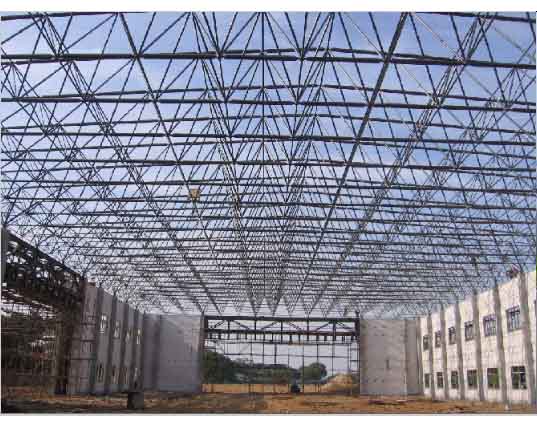 乌鲁木齐湖南长沙5712飞机库网架工程